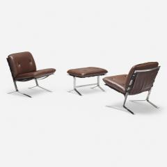 Olivier Mourgue Joker lounge chairs and ottoman - 3420936