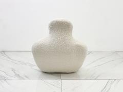 Olivier Mourgue Olivier Mourgue Bouloum Human Form Lounge Chair Ivory Boucle France 1970s - 4127171