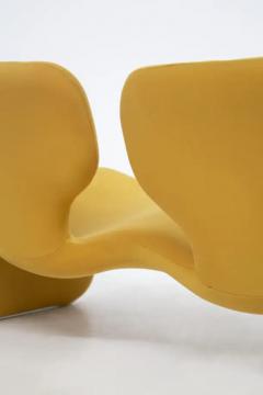 Olivier Mourgue Sofa Djinn Model by Olivier Mourgue in Yellow Fabric - 3628670