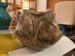 Olivier Pettit Ceramic owl vide poche by Olivier Pettit France 1960s - 3546087