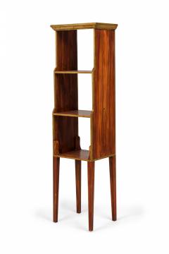 Oliviere Italian Venetian Carved Painted Wood Bibliotech Bookcase - 4170789