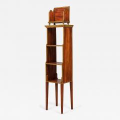 Oliviere Italian Venetian Carved Painted Wood Bibliotech Bookcase - 4193733
