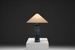 Olle Alberius Blue Glaze Table Lamp by Olle Alberius for R rstrand Second Half of the 20th C - 4710980