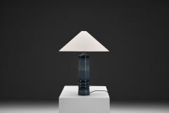 Olle Alberius Blue Glaze Table Lamp by Olle Alberius for R rstrand Second Half of the 20th C - 4710981