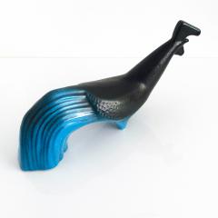 Olle Alberius OLLE ALBERIUS Scandinavian Modern BLUE BLACK GLAZED BIRD FIGURE UPPSALA EKEBY - 2462689