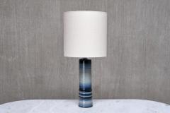 Olle Alberius Olle Alberius Large Gradient Blue Ceramic Table Lamp R rstrand Sweden 1960s - 4557462
