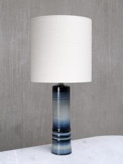 Olle Alberius Olle Alberius Large Gradient Blue Ceramic Table Lamp R rstrand Sweden 1960s - 4557464