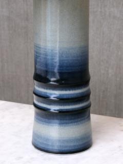 Olle Alberius Olle Alberius Large Gradient Blue Ceramic Table Lamp R rstrand Sweden 1960s - 4557465