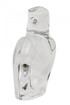 Olle Alberius Orrefors Signed Crystal Eagle Sculpture by Olle Alberius - 1197443