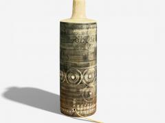 Olle Alberius Table Lamp Grey Stoneware Sweden 1970s - 4481915