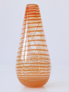 Olle Broze n Signed Limited Edition Art Glass Vase by Olle Broze n for Kosta Boda Sweden - 3320833