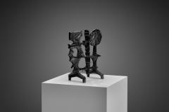 Olle Hermansson Olle Hermansson Cast Iron Sculpture for Husqvarna Sweden ca 1960s - 4105286
