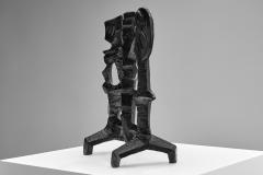 Olle Hermansson Olle Hermansson Cast Iron Sculpture for Husqvarna Sweden ca 1960s - 4105295