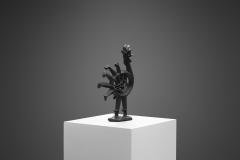 Olle Hermansson Olle Hermansson Husqvarna Cast Iron Rooster Sculpture Sweden 1960s - 3212074
