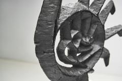Olle Hermansson Olle Hermansson Husqvarna Cast Iron Rooster Sculpture Sweden 1960s - 3212078