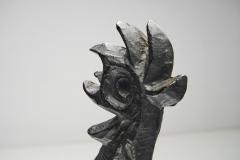 Olle Hermansson Olle Hermansson Husqvarna Cast Iron Rooster Sculpture Sweden 1960s - 3212079