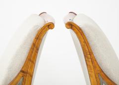 Olof Carl Malmquist Pair of Carl Malmsten Birchwood Armchairs circa 1930s - 1122498