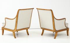 Olof Carl Malmquist Pair of Carl Malmsten Birchwood Armchairs circa 1930s - 1122500