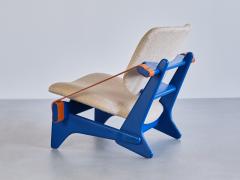 Olof Ottelin Blue Olof Ottelin Jumbo Armchair Keravan Stockmann Finland Late 1950s - 3290322