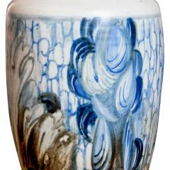 Olsen Cathinka Art Deco Vase with Ebullient Ornament by Cathinka Olsen - 2390277