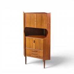 Omann Jun Omann Jun Style Mid Century Danish Rosewood Corner Cabinet - 4603739