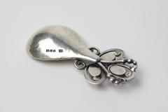 Omar Ramsden Silver and Carnelian Caddy Spoon by Omar Ramsden 1928 England - 3421220