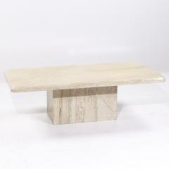 Onda Mid Century Beveled Marble Coffee Table - 3892823