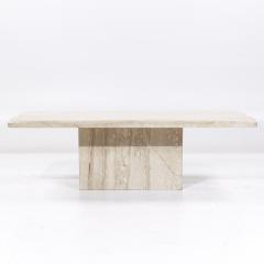 Onda Mid Century Beveled Marble Coffee Table - 3892825