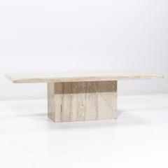 Onda Mid Century Beveled Marble Coffee Table - 3892826