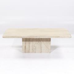 Onda Mid Century Beveled Marble Coffee Table - 3892827