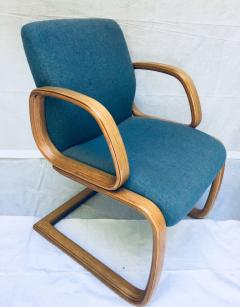 One Pair of 1980s Bent Wood Laminate Armchairs - 675429