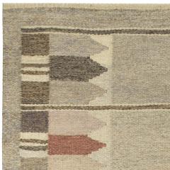 One of a Kind Geometric Blue Pink Grey Swedish Rolakan by Kerstin Butler - 2442784