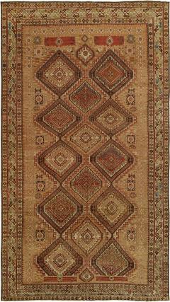 One of a kind 19th Century Caucasian Shirvan Handmade Wool Rug - 2460851