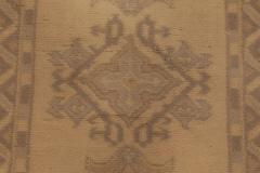 One of a kind Antique Oushak Handmade Wool Runner - 2450471