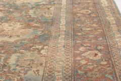 One of a kind Antique Persian Tabriz Botanic Handmade Wool Carpet - 2443586