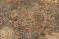 One of a kind Antique Persian Tabriz Botanic Handmade Wool Carpet - 2443589