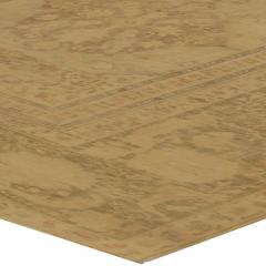 One of a kind Antique Turkish Brown Abstract Botanic Rug - 2464633