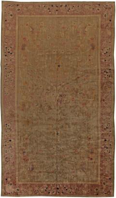One of a kind Chinese Art Deco Botanic Handmade Wool Rug - 2452684