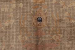 One of a kind Chinese Art Deco Botanic Handmade Wool Rug - 2452688