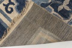 One of a kind Chinese Blue Floral Runner Fragment  - 2450060