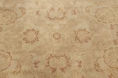 One of a kind Large Antique Indian Amritsar Botanic Handmade Wool Rug - 2461156