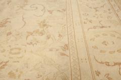 One of a kind Large Antique Indian Amritsar Botanic Handmade Wool Rug - 2461157