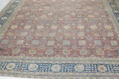 One of a kind Large Antique Persian Tabriz Handmade Wool Rug - 2445732