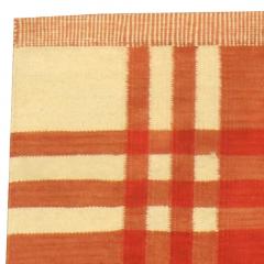 One of a kind Mid 20th century Swedish Red Handmade Wool Rug - 2441794