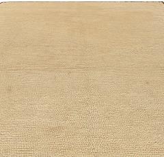 One of a kind Mid 20th century Tribal Beige Handwoven Moroccan Rug - 2453316