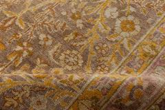 One of a kind Oversized Antique Turkish Sivas Brown Handmade Wool Rug - 2456662