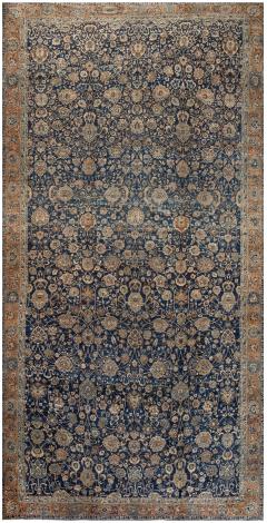 One of a kind Oversized Vintage Persian Tabriz Handmade Wool Rug - 2446891