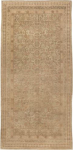 One of a kind Samarkand Botanic Handmade Wool Rug - 2456354