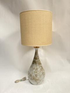 One of a kind studio pottery ceramic lamp by Vallauris - 3312098