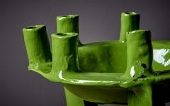 Onka Allmayer Beck Ceramic Vessel No 282 by Onka Allmayer Beck in Green Austria 2023 - 3297950